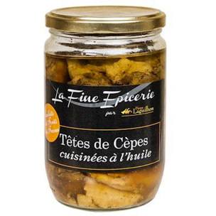 Têtes de cèpes cuisinées à l'huile Boîte - 520g - France