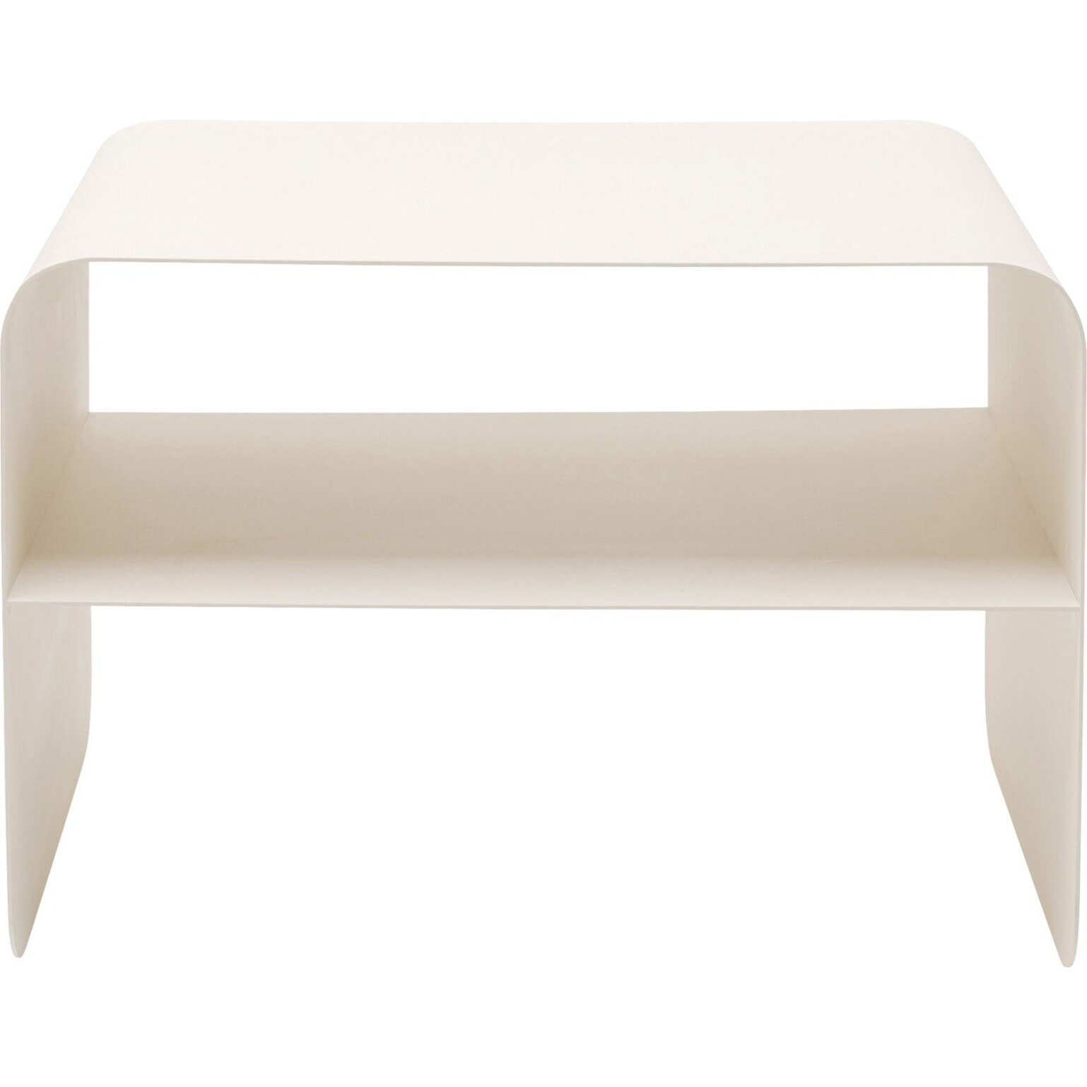 Table basse Lounge 58x37cm crème Kare Design