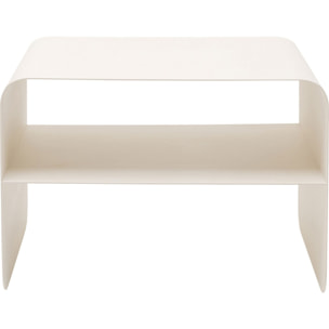 Table basse Lounge 58x37cm crème Kare Design