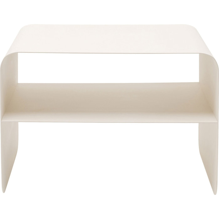 Table basse Lounge 58x37cm crème Kare Design