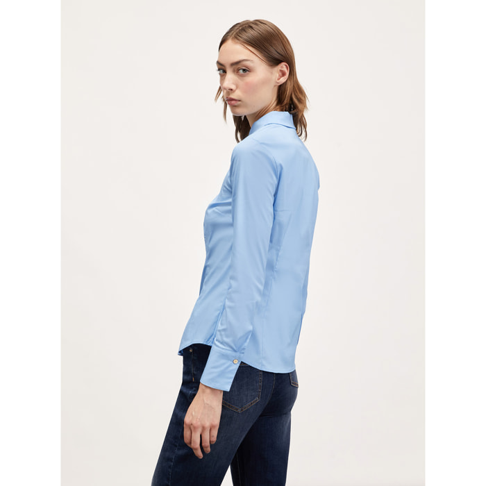 Motivi - Camicia in popeline - Azzurro