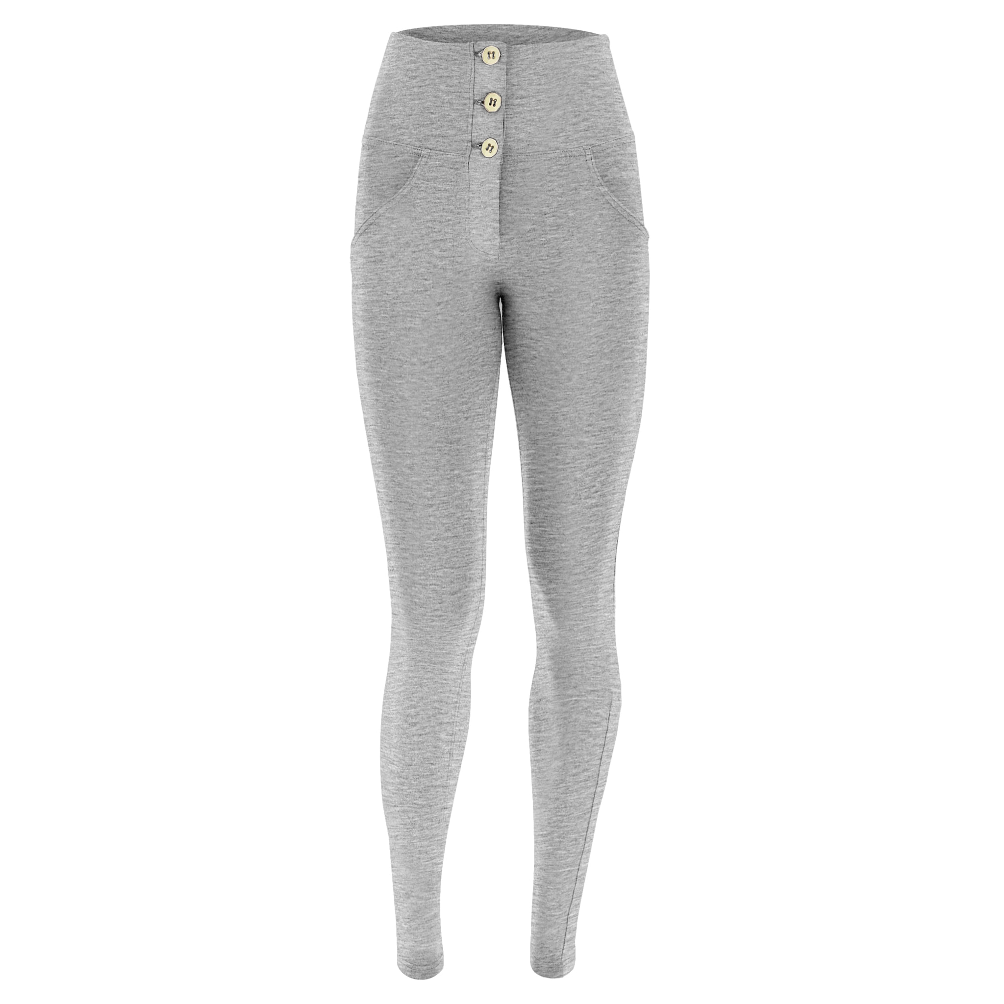 Pantaloni push up WR.UP® superskinny vita alta cotone organico