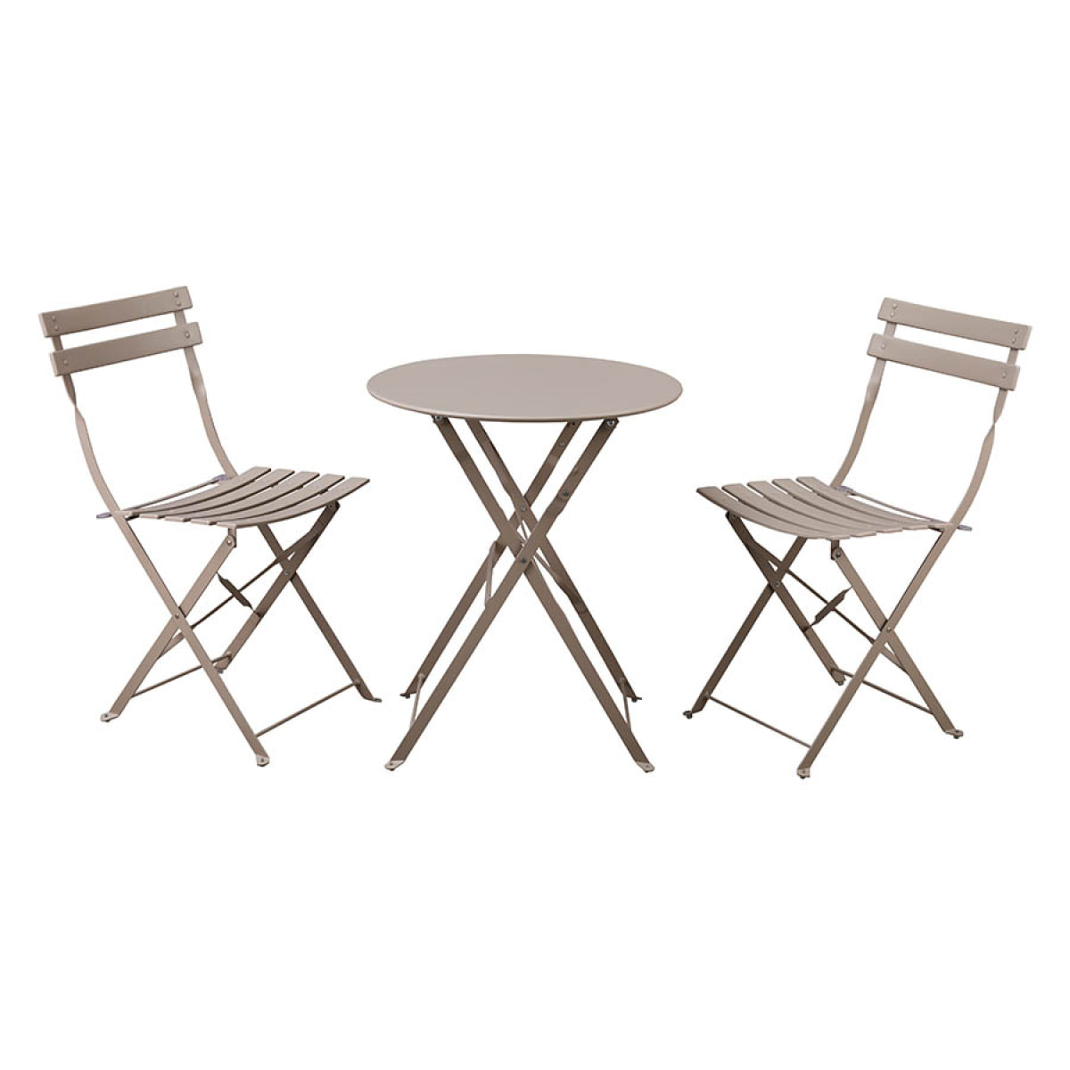 Set balcone con sedie e tavolino rotondo talpa Teresa