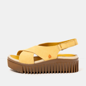 Sandalia de cuña 1574 NOBUCK HONEY-CARAMELO/BRIGHTON color Honey-caramelo