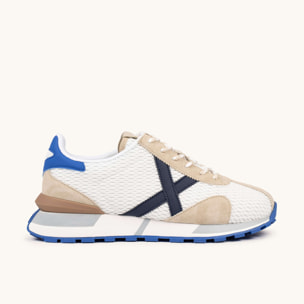 Zapatilla Retro con Rejilla y Piel MUNICH SAPPORO CLUB 200