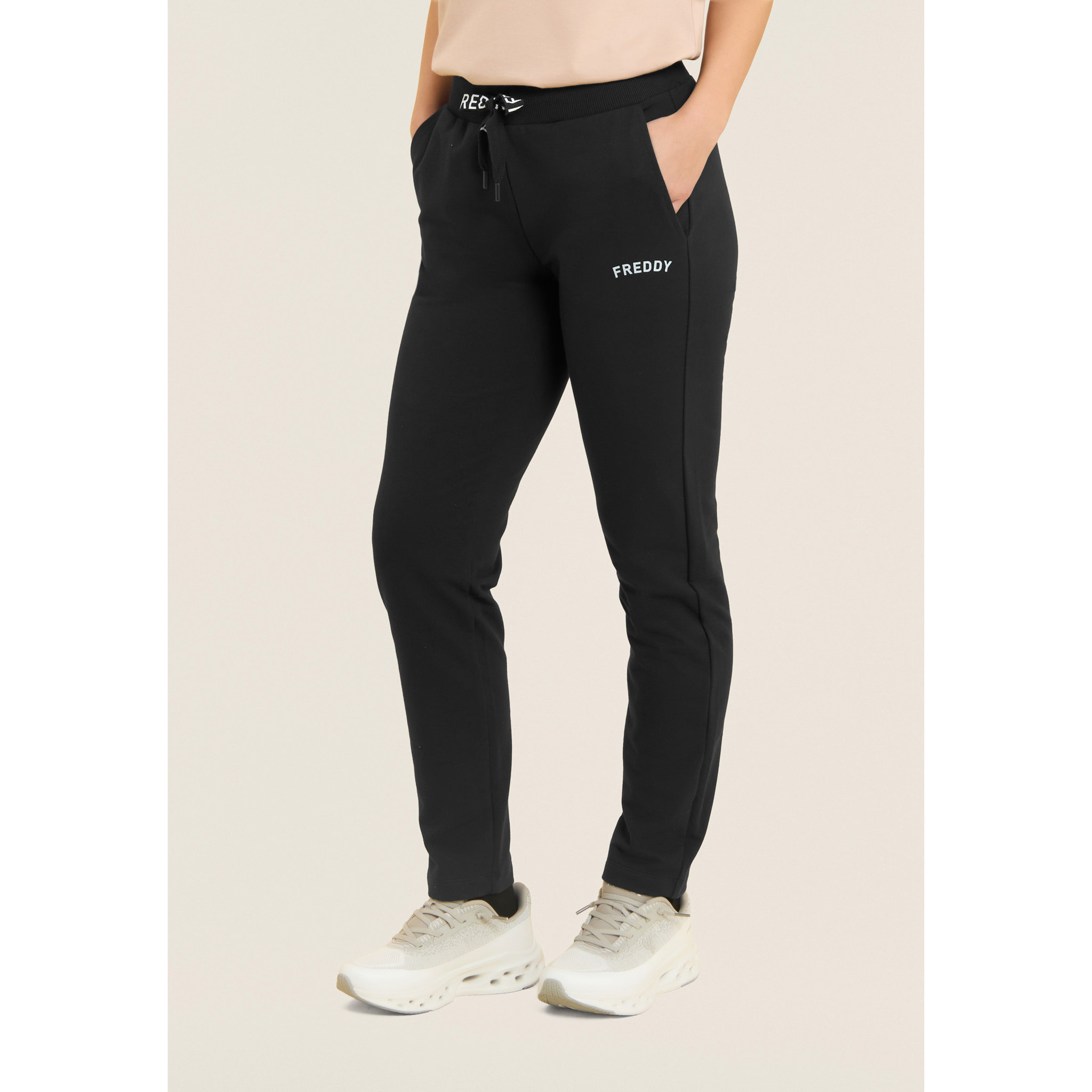 Pantaloni a Fondo Dritto con Coulisse logata FREDDY