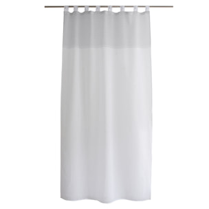 Voilage œillets à motifs géométriques - Gris