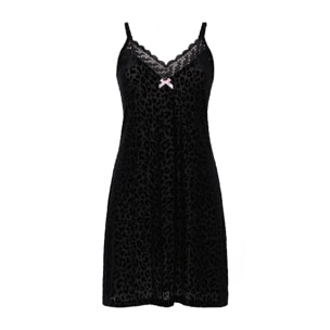 Camisón corto Negro