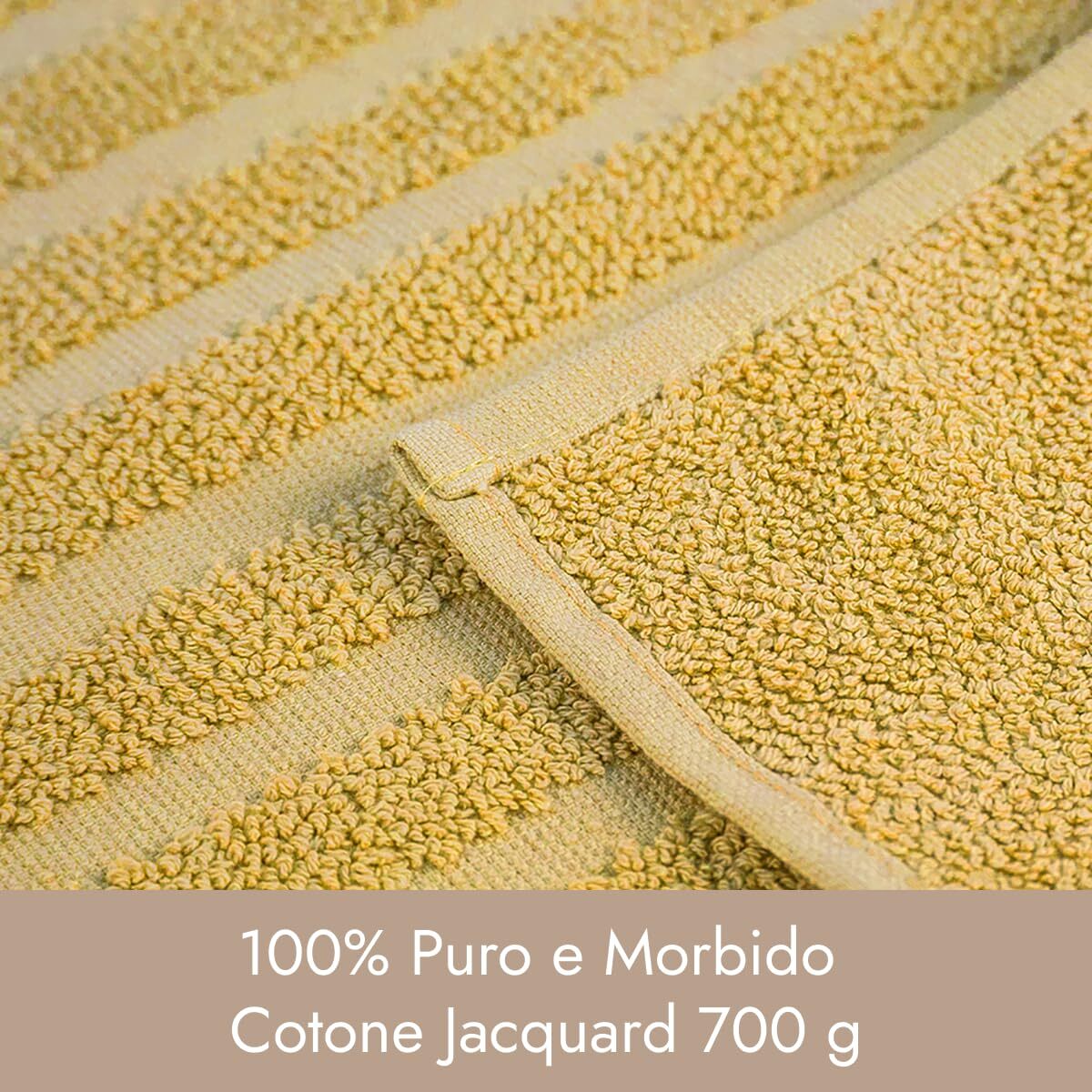 INTRECCI HOME Tappeto Bagno, in Puro Cotone 700 g, , Morbidezza Extra, Assorbenza Superiore, Elegante e Durevole
