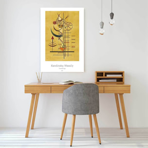 Tableau curved tips par wassily kandinsky  Toile imprimée