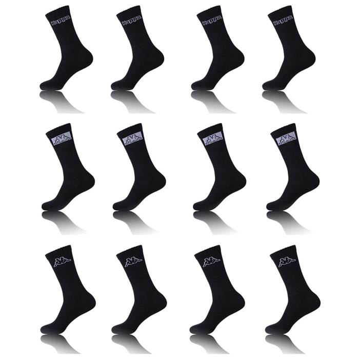Set 12pares calcetines DEPORTIVOS TENNIS, negro KAPPA,
