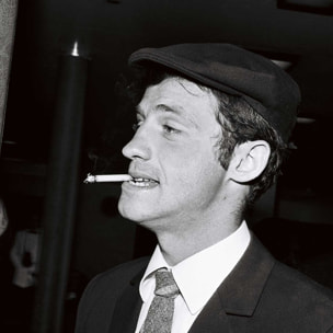 Affiche célébrité Jean-Paul Belmondo Affiche sous cadre bois