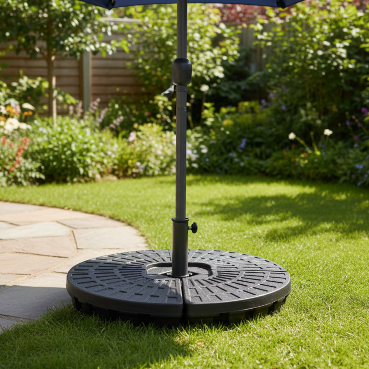 Lot de 4 dalles rondes SAINT MALO