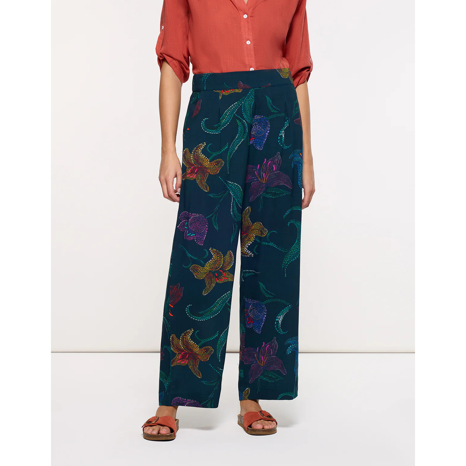 Pantalón Largo Multicolor - Florpan