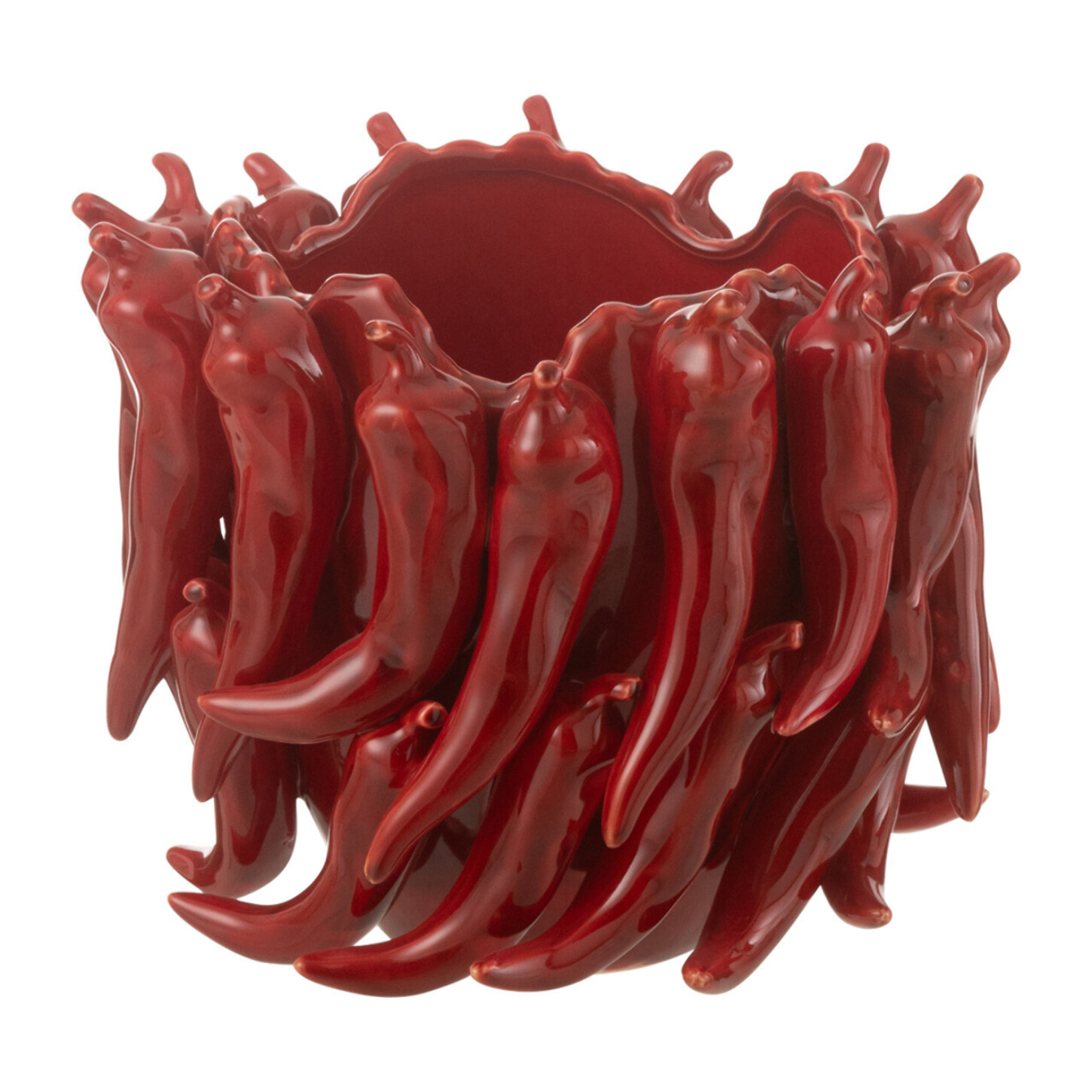 J-Line vase Piments - porcelaine - rouge - small