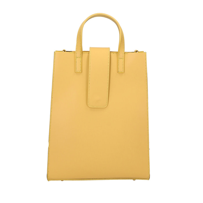 Borsa a mano da donna - Modello Giuseppina - Vera pelle - 33.0 x 26.0 x 9.0 cm