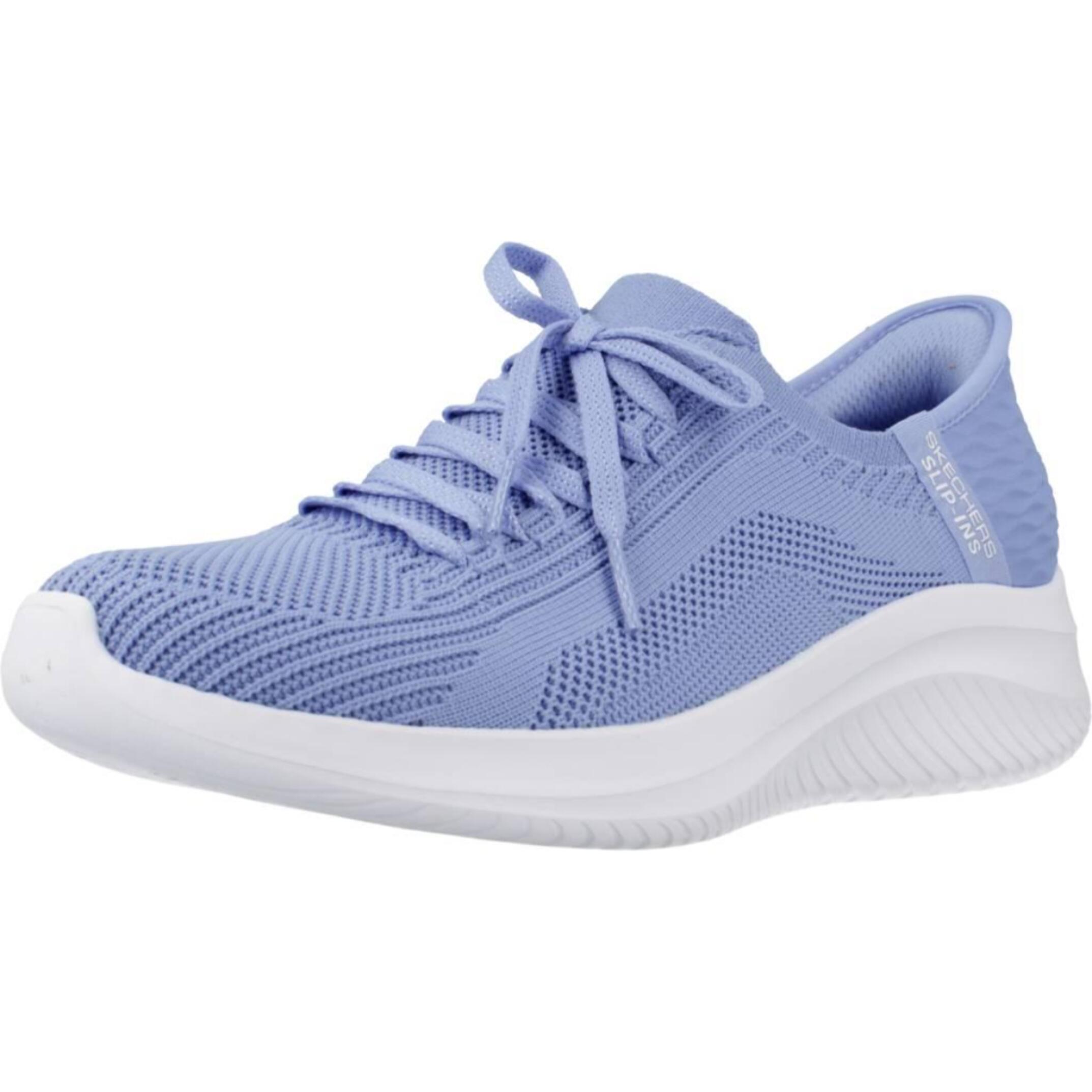 Sneakers De  Mujer Slip-ins: Ultra Flex 3.0 Tonal Stretc Azul