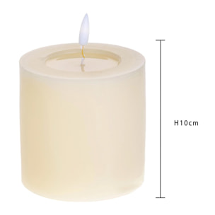 Candela cera - Pezzi 4 - 10xH10x10cm - Bianchi Dino SpA