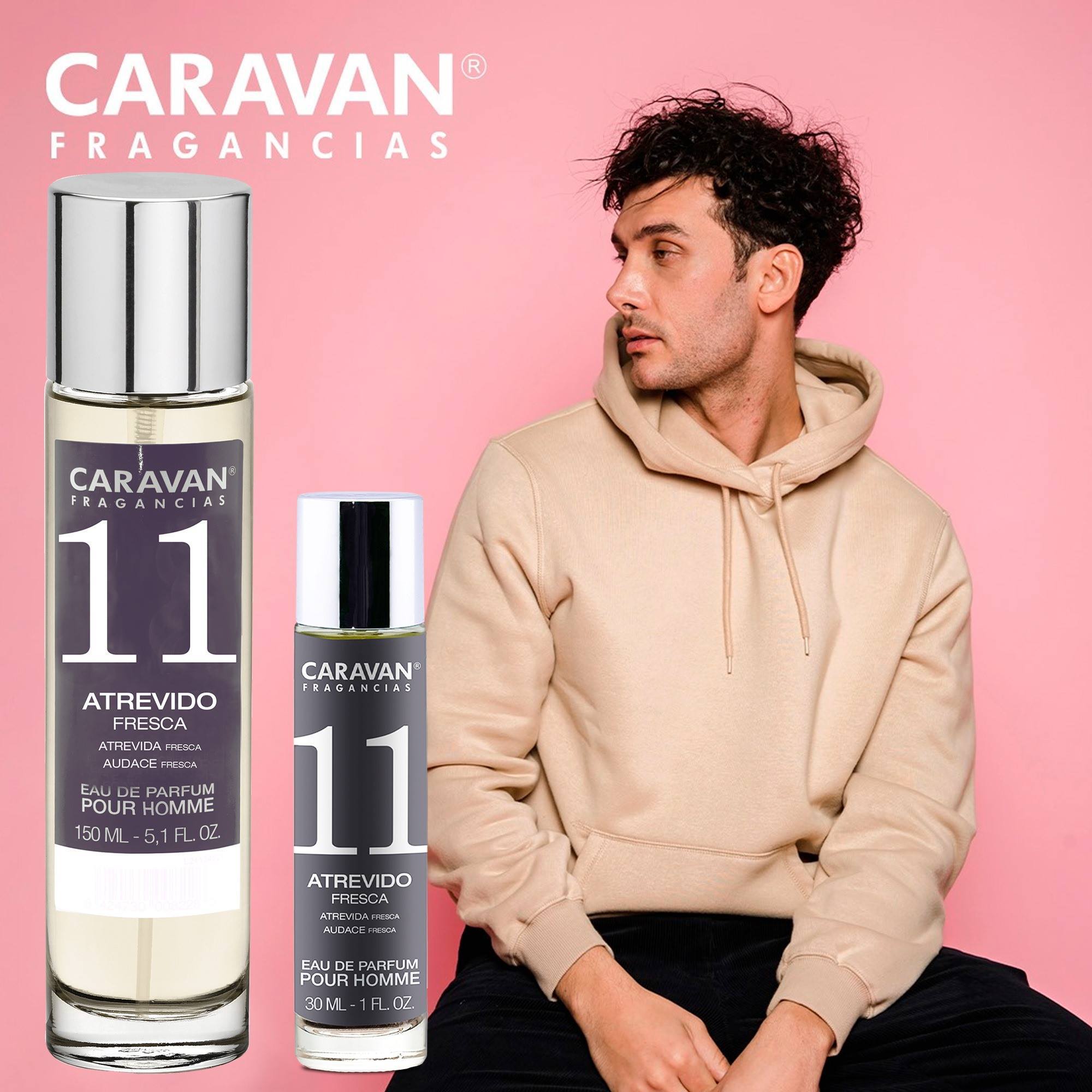 Caravan fragancias - caja de regalo con 2 perfumes: nº16 y nº11 de 150 ml, para hombre
