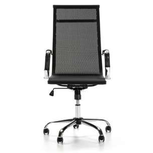 Sillón de oficina Slim negro
