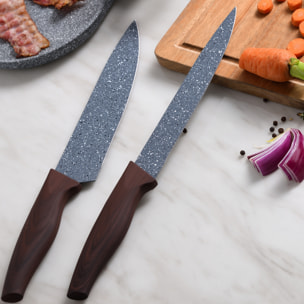 Set 4pc cuchillos acero inoxidable, colección Daimiel