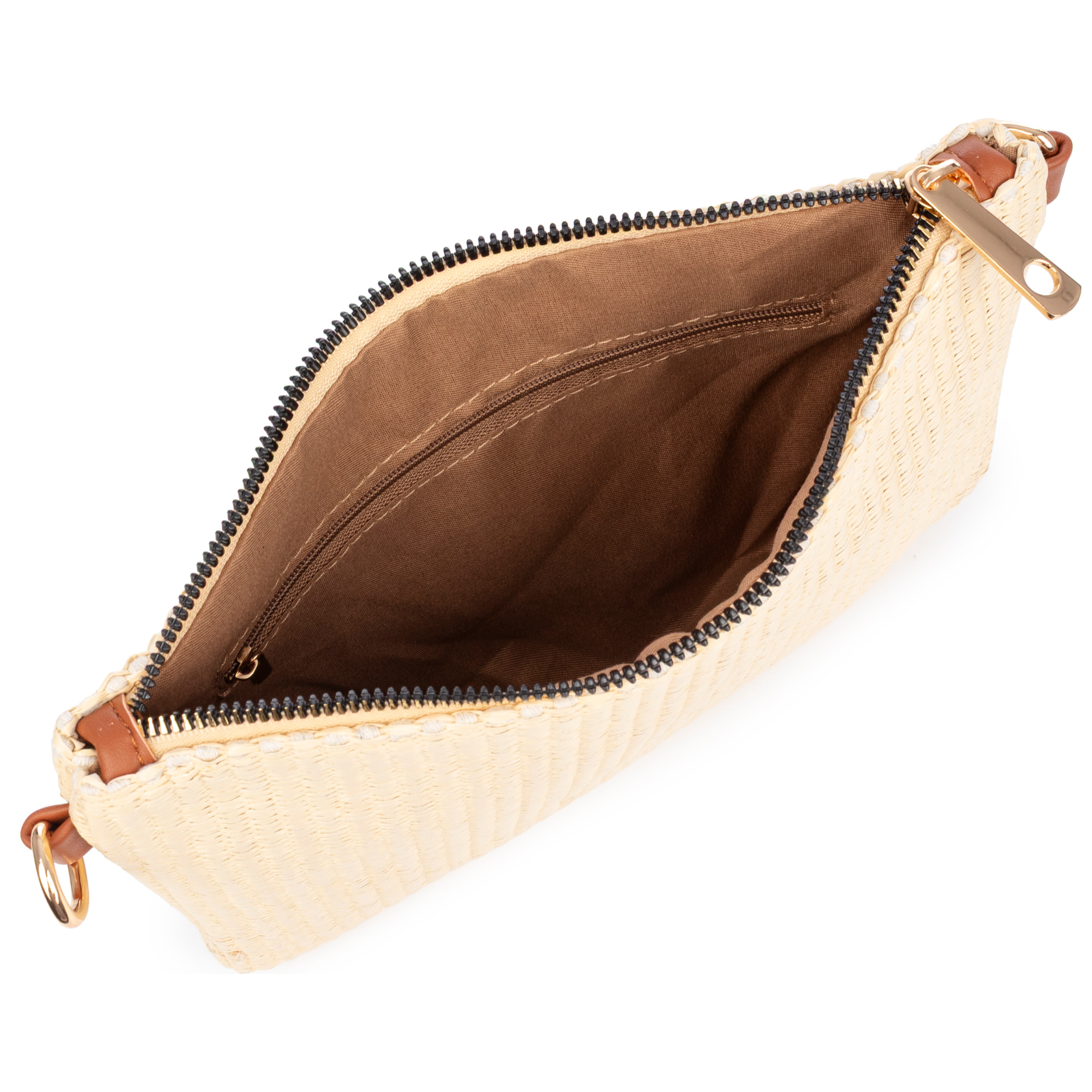 Bellano Bolso bandolera Mujer. Tejido algodón piel sintética PU.