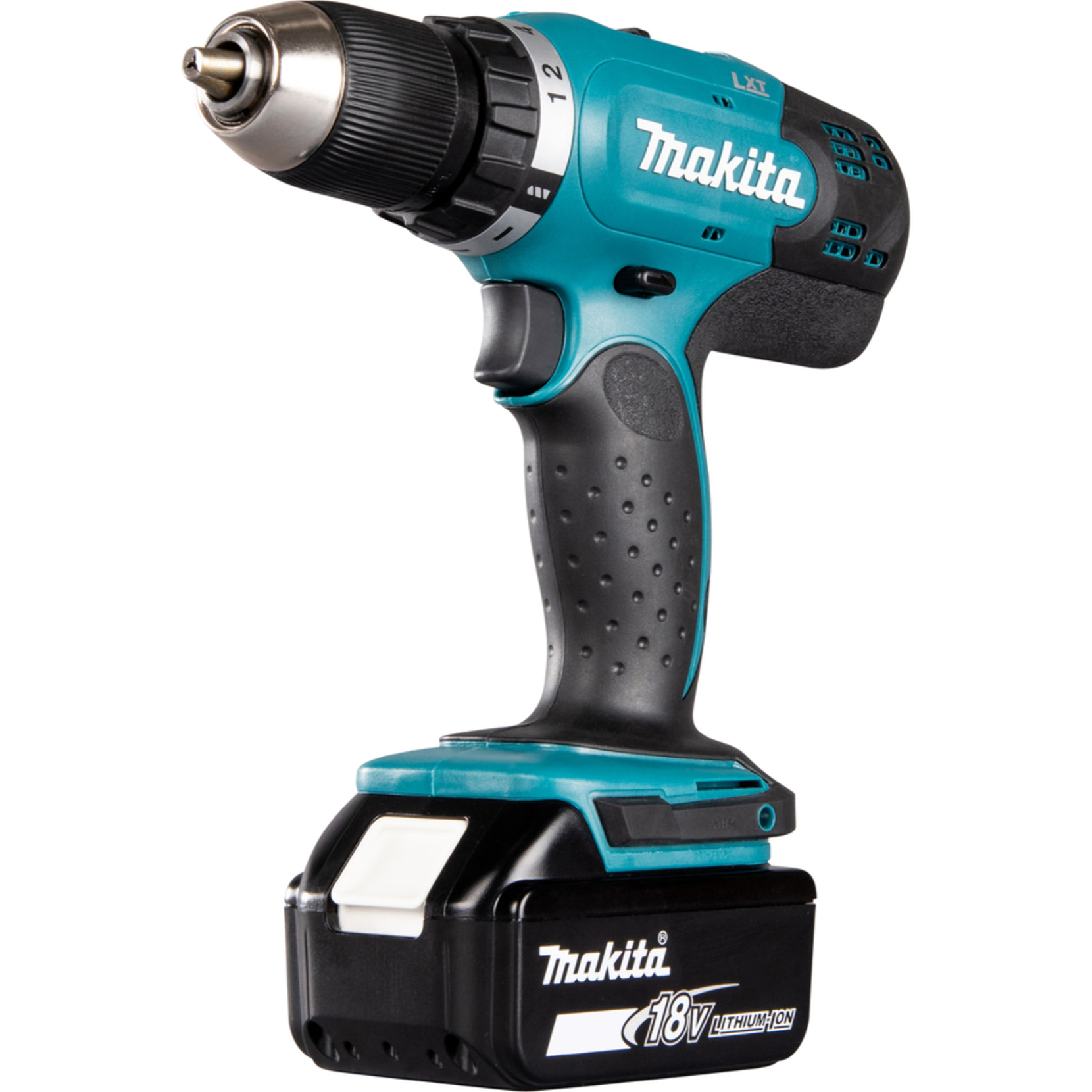 Perceuse visseuse 18V 42NM - MAKITA - avec 2 batteries 18V 3Ah + coffret avec accessoires - DDF453RFX1