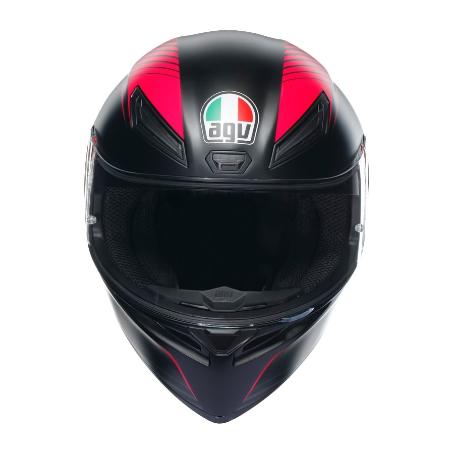 CASCO AGV K1 S AGV E2206 WARMUP BLACK/PINK