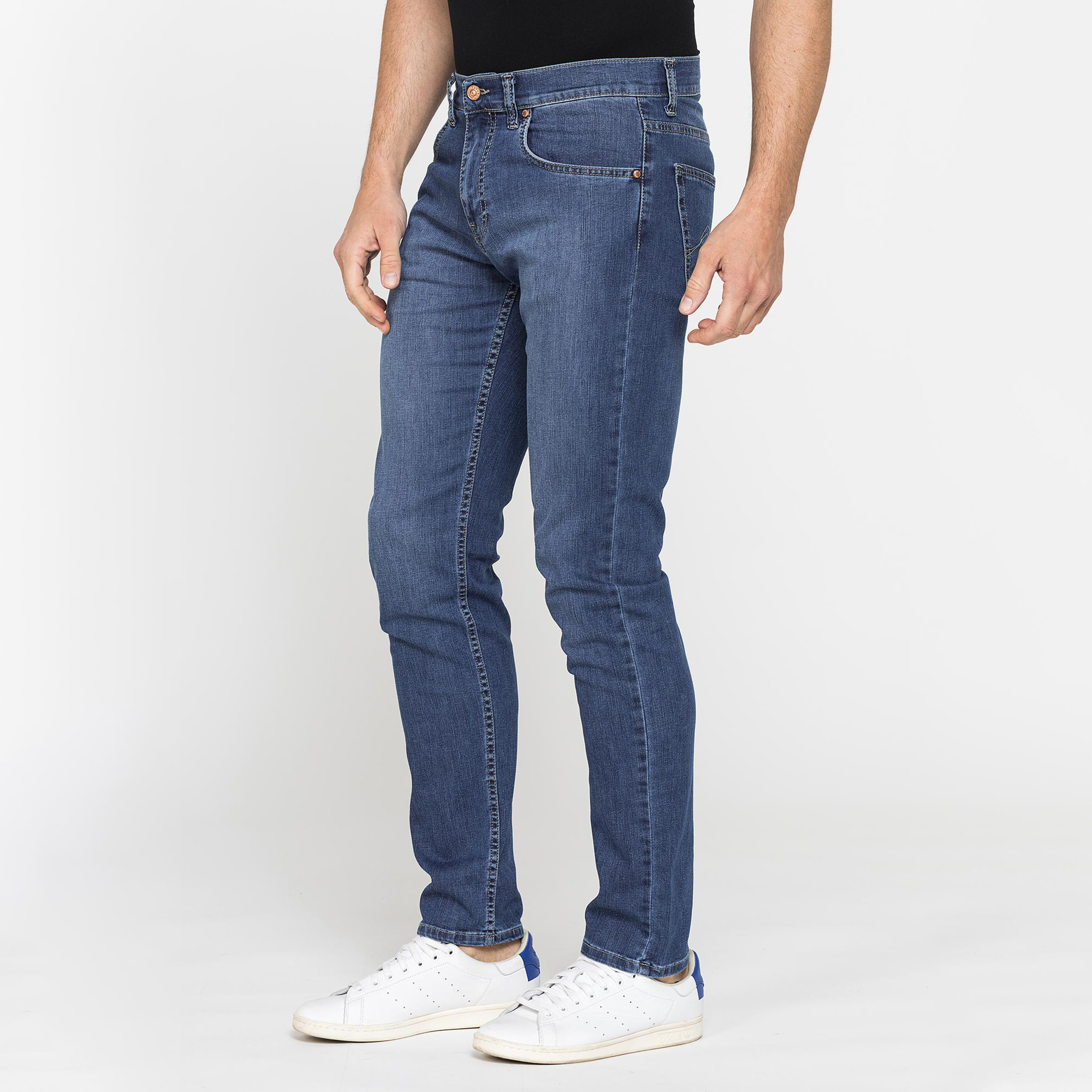JEANS 5 TASCHE MOD. 717 SLIM FIT IN DENIM STRETCH LEGGERO
