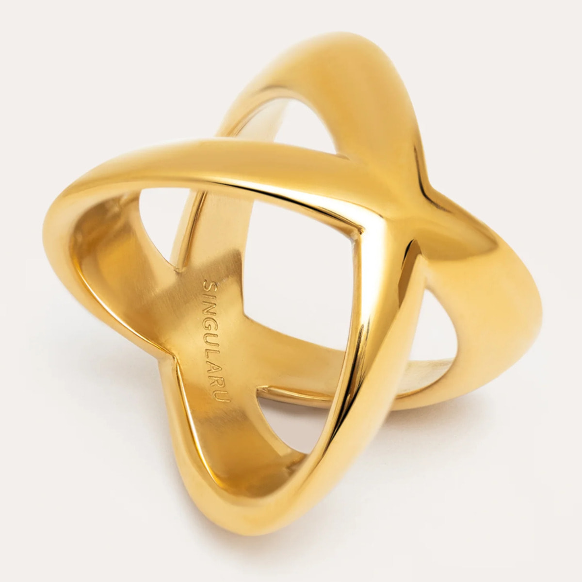 Anelli Always in Acciaio Placcato Oro