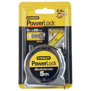 Mesure 5 mètres Powerlock Blade Armor, fabriqué en France