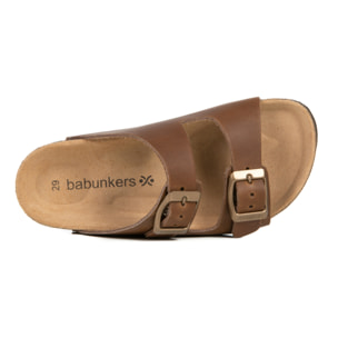 Sandalia BABUNKERS MARRON