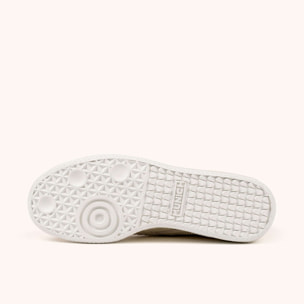 Zapatilla casual en piel metalizada oro con suela blanca MUNICH BARRU 225