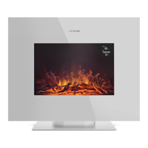 Caminetti elettrici ReadyWarm 2700 Design Flames White Cecotec