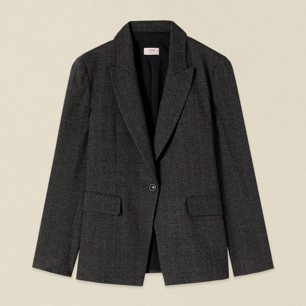 Oltre - Blazer principe di galles - Grigio