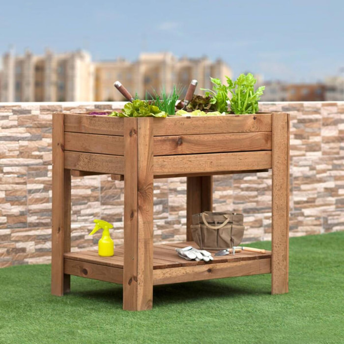 Huerto Urbano Madera Pino Germin 60