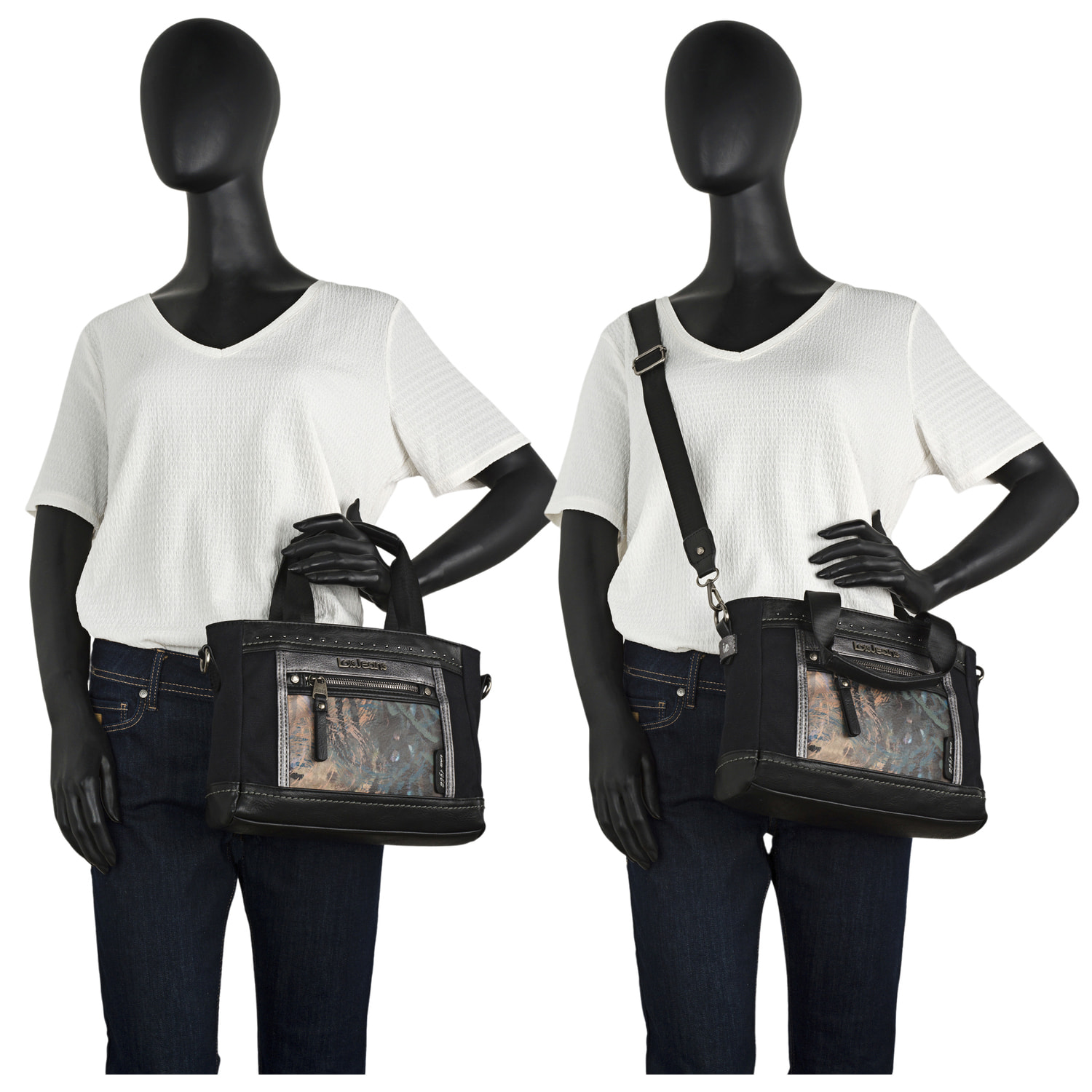 Bolso De Mano Lois Lawrence Negro