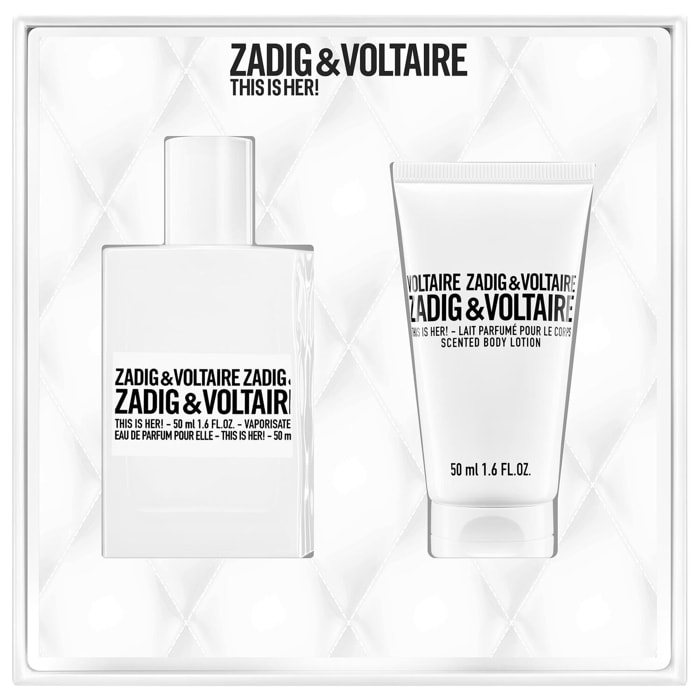 This is Her! - Coffret Eau de parfum 50ml + Lait Corps 50ml
