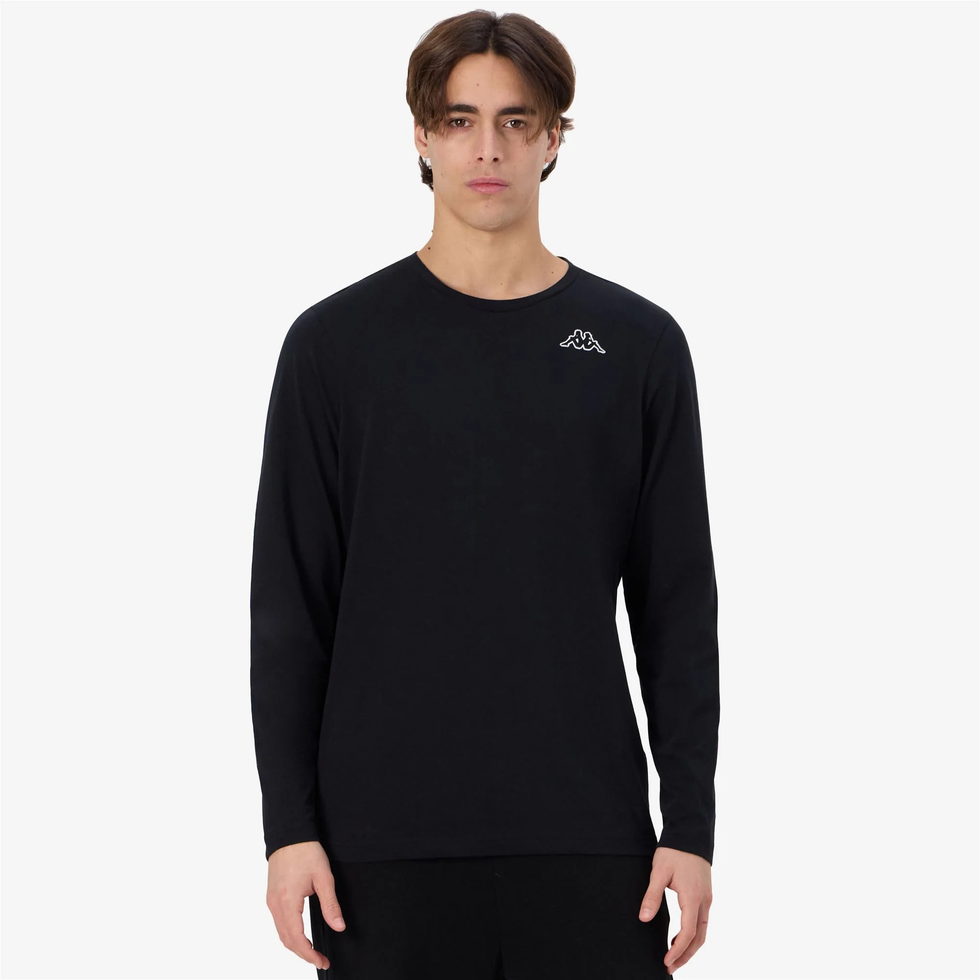 Kappa - T-Shirts & Top Uomo Nero - Logo Gizabiar