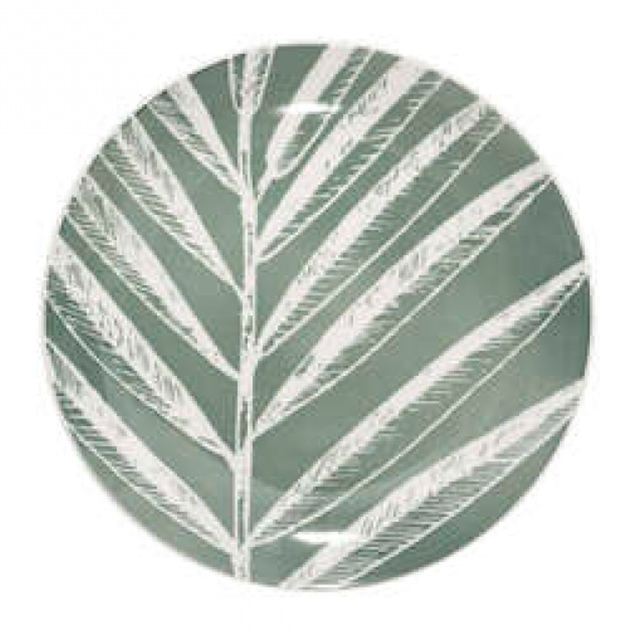 Juego de 6 platos de postre en color verde 19cm