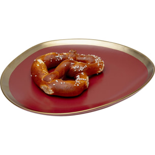 Assiettes creuses Vibrations 19cm rouges set de 4 Kare Design