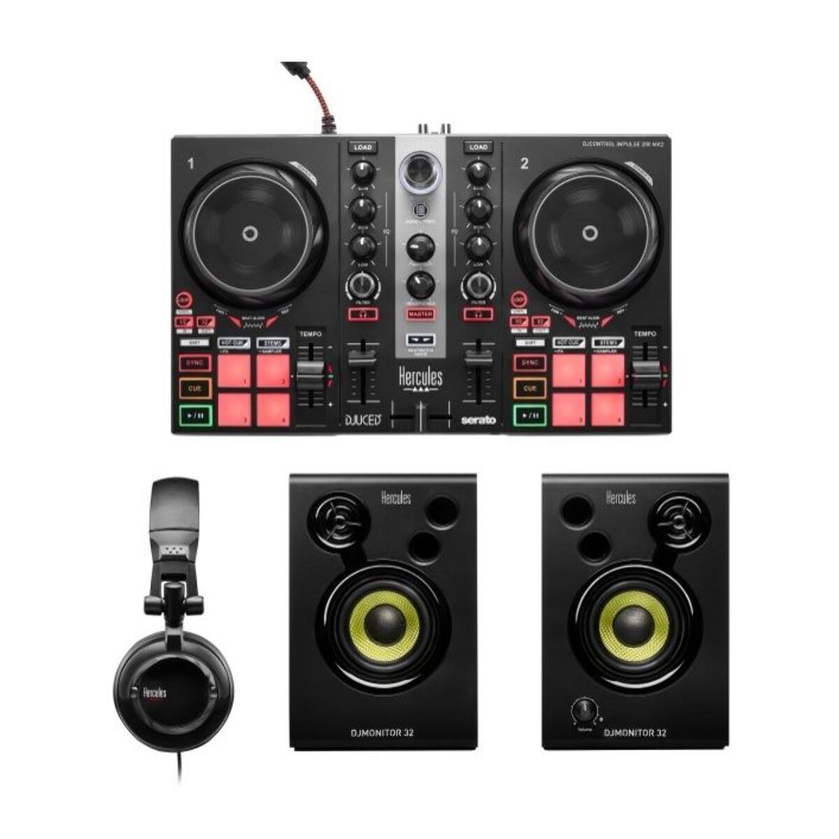 Contrôleur USB HERCULES DJ Learning Kit MK2