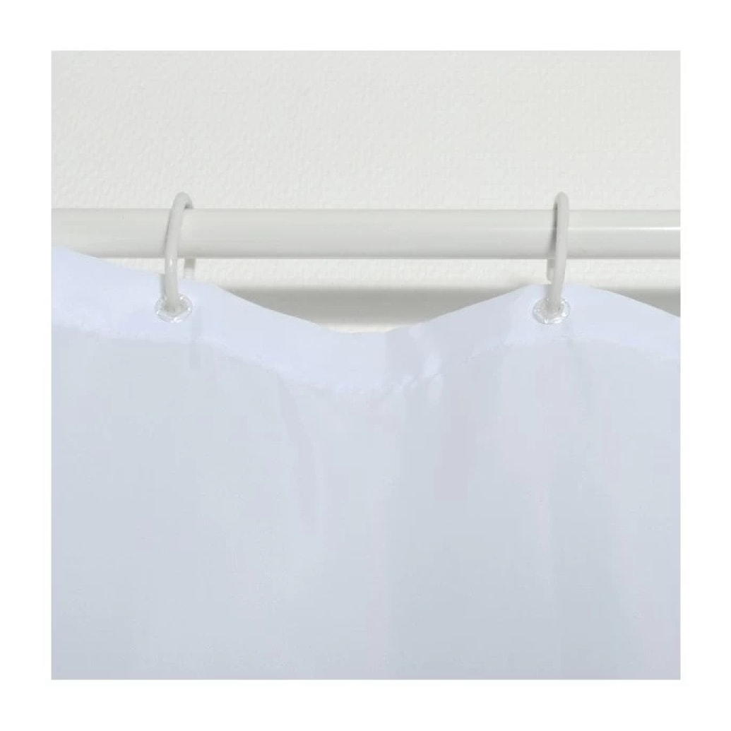 Rideau de douche Polyester NYALA 180x200cm - Anneaux inclus MSV