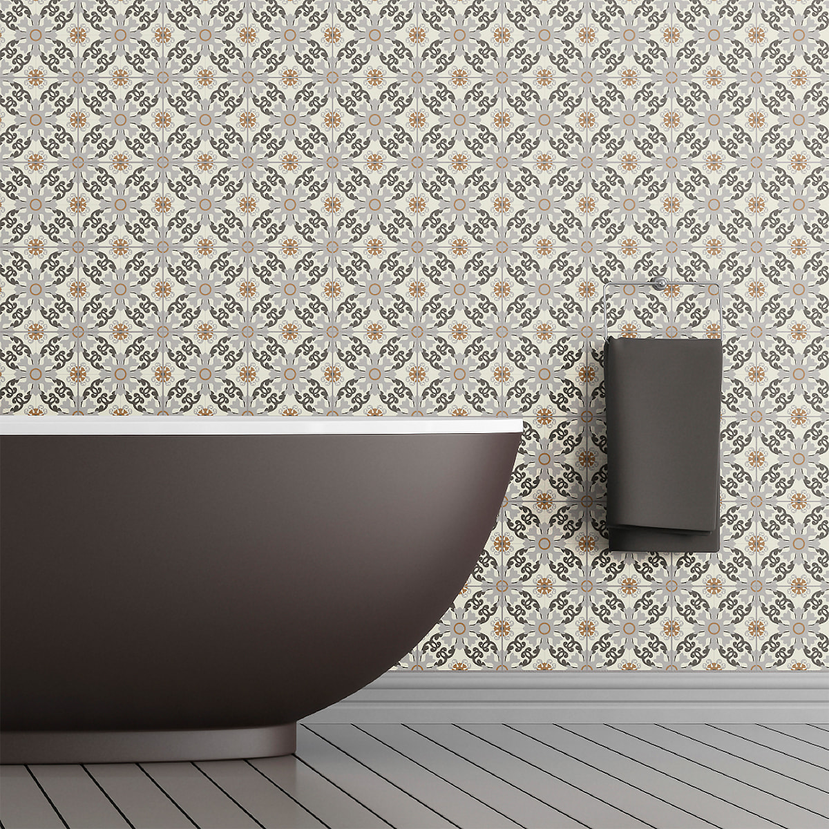 Stickers muraux - Sticker Mural Carrelage adhésif Cuisine Salle de Bain - 60 STICKERS CARRELAGES AZULEJOS CLEMENTINA