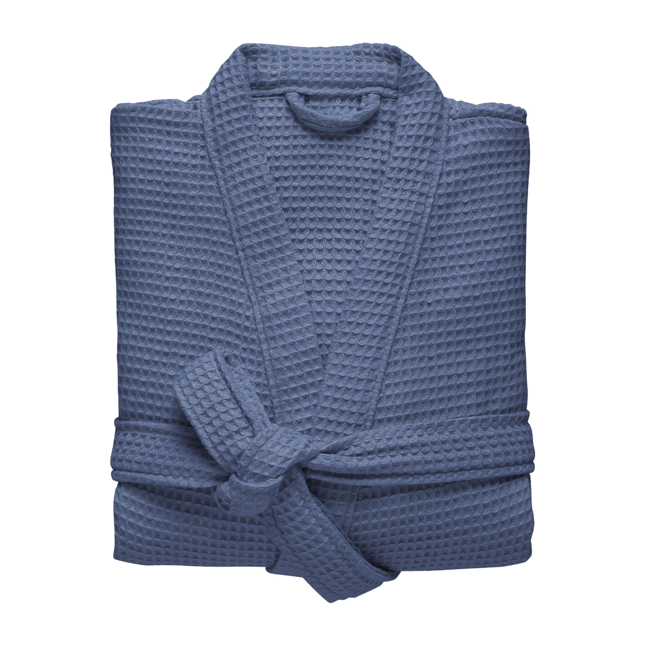 NE PAS UTILISER - Peignoir homme col kimono en coton bio, ESPRIT NID D'ABEILLE BIO