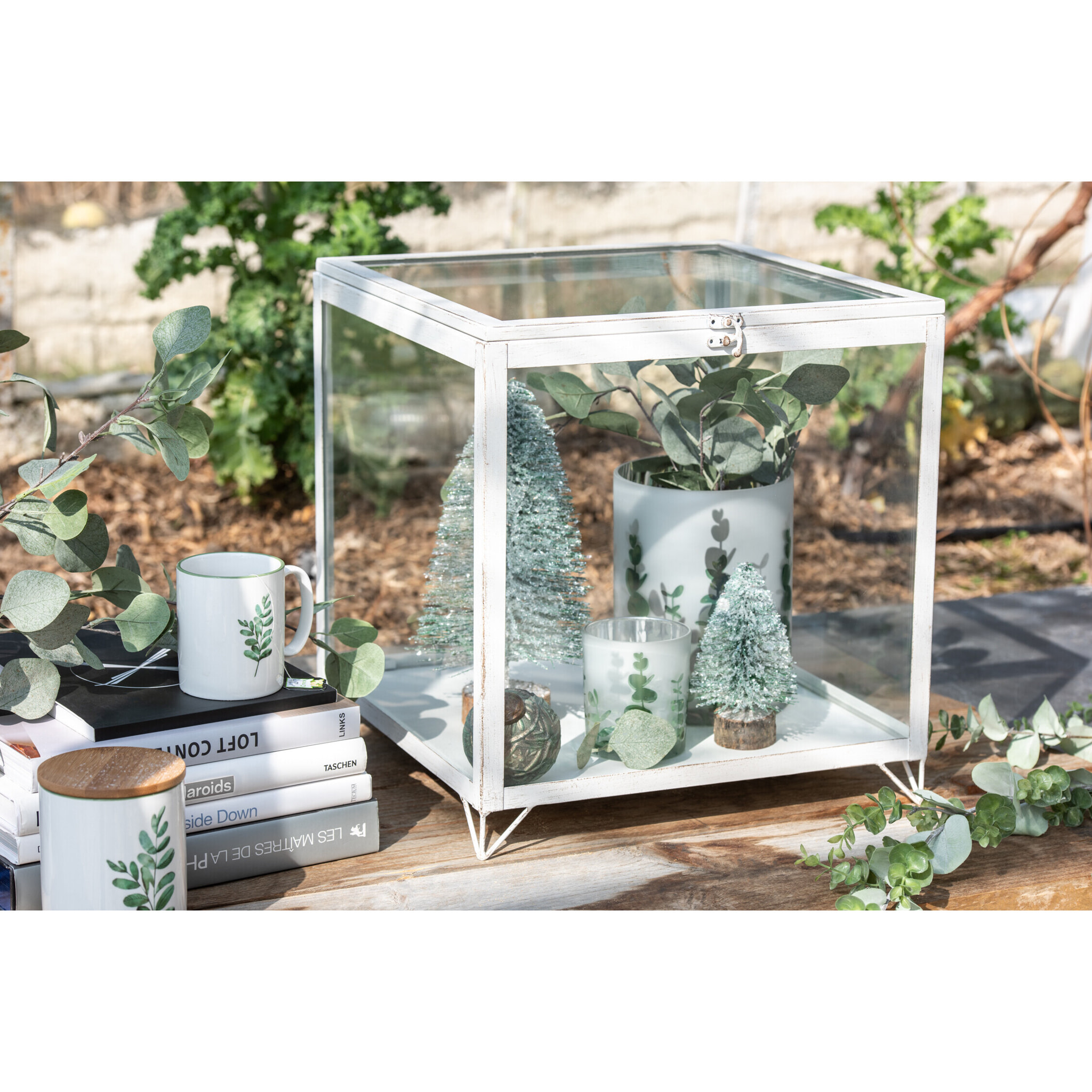 J-Line décoration de Noël Decoratif Paillettes - plastique - vert clair - medium