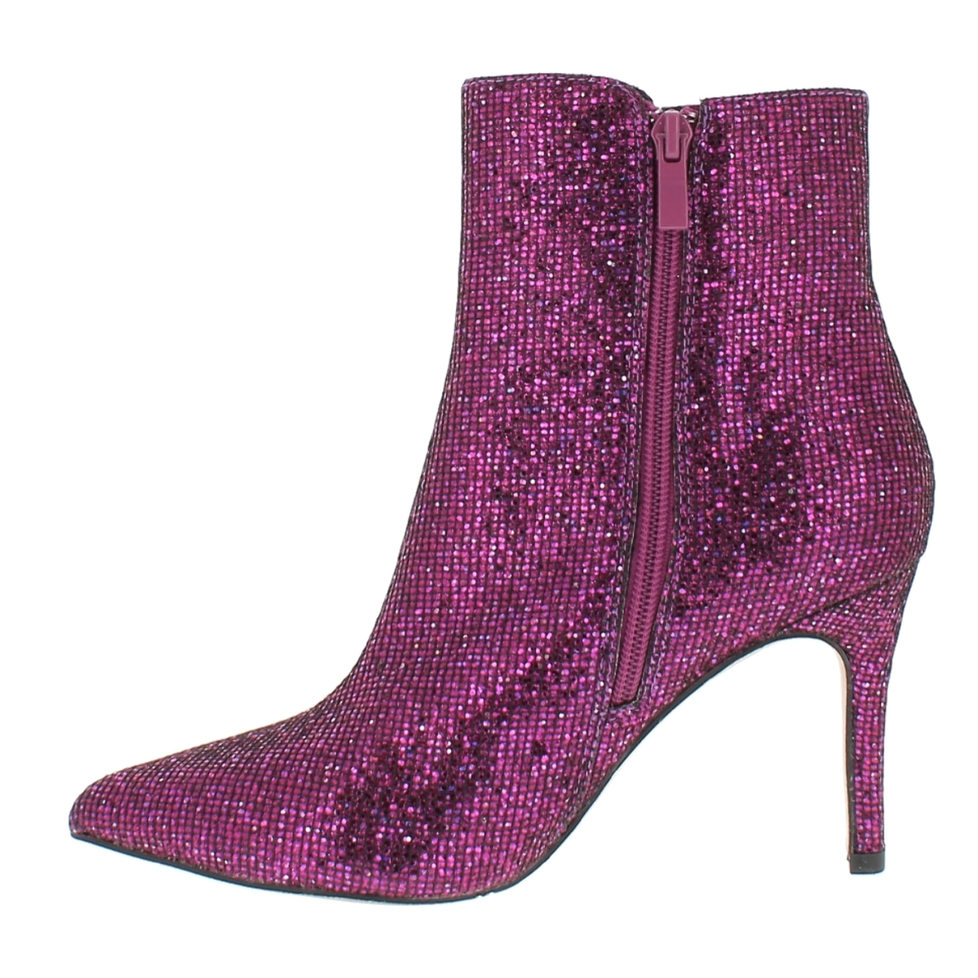 Marina Galanti Scarpe Donna Hankle Boot Spool Heeled 80 Strass Detail MG W24A086 Purple