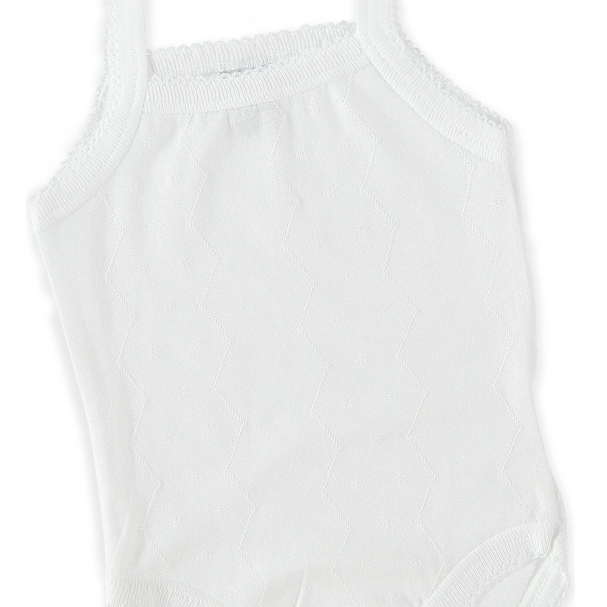 Body bebé tirantes finos algodón