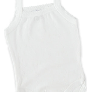 Body bebé tirantes finos algodón