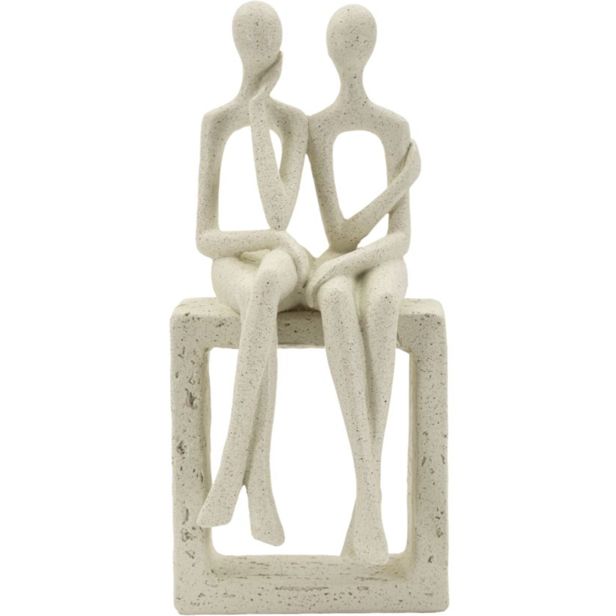 STATUETTA COPPIA STONS CM 11,5X9X25